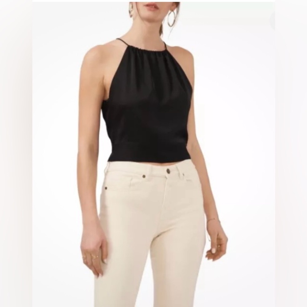 1. State Black Silky Sleeveless Top Brand New Nordstrom Size L-XL